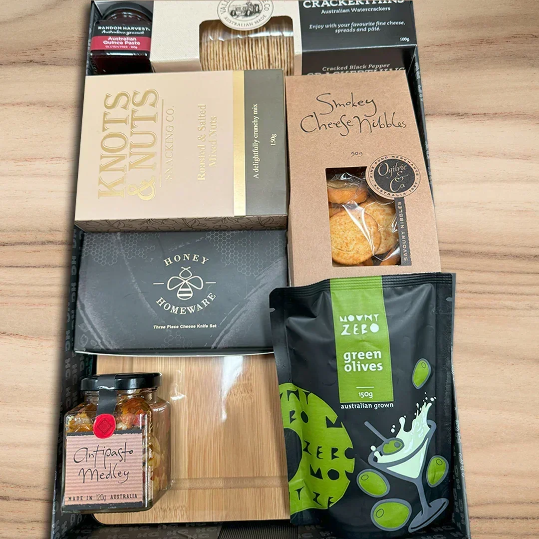 Cheese & Crackers Hamper For Dad - Image 2
