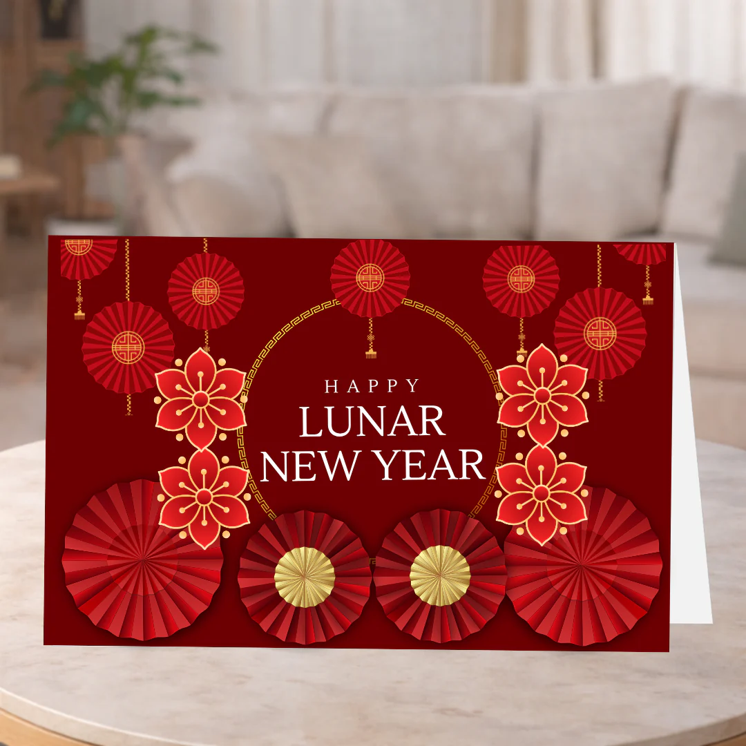 Chinese New Year greeting card