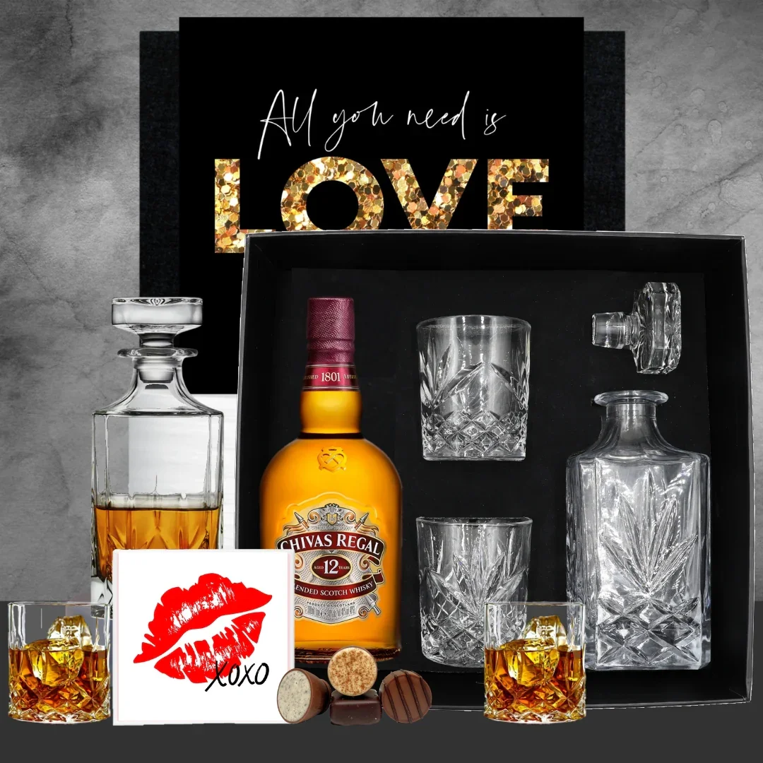 Chivas Regal Decanter Valentines Hamper