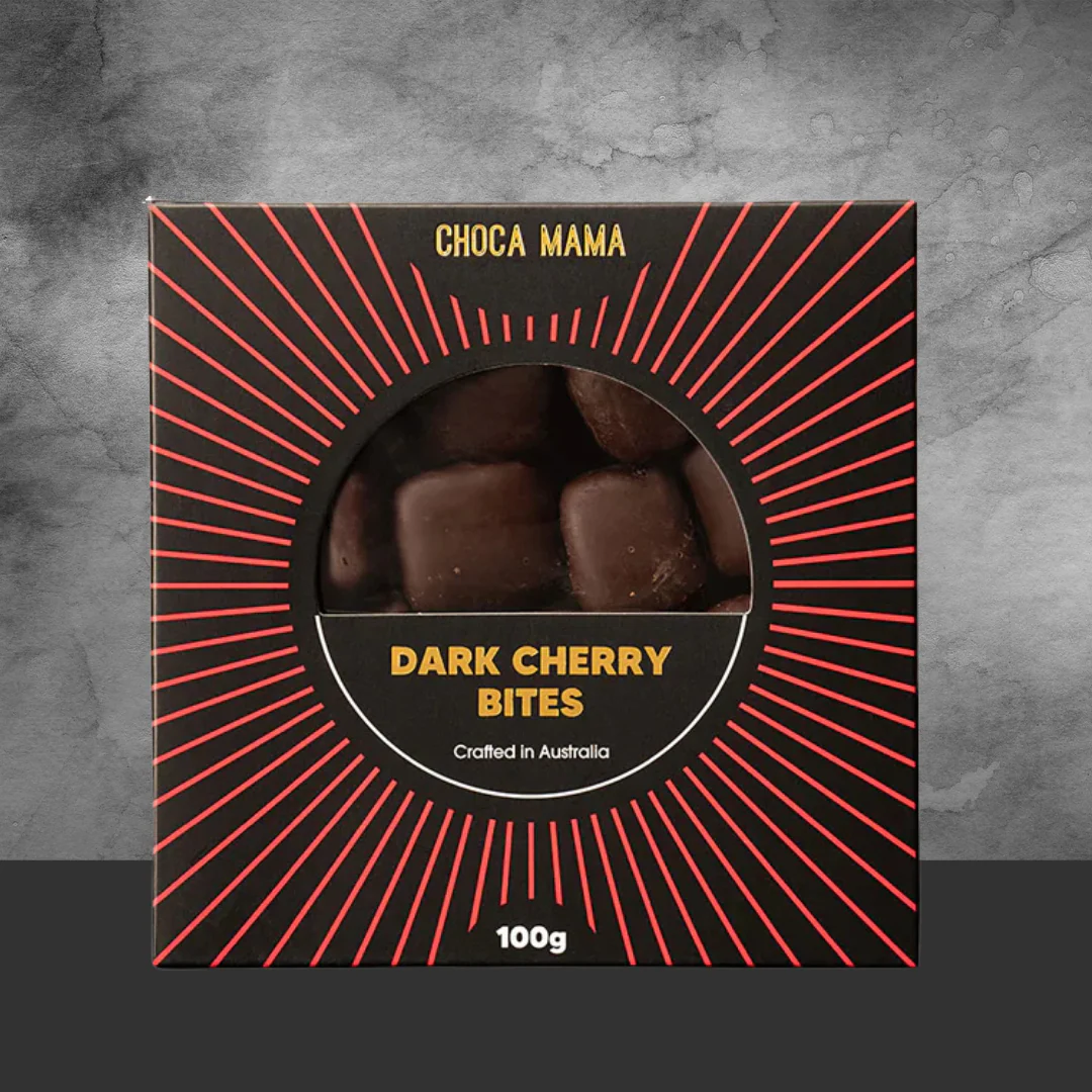Chocamama Dark Chocolate Cherry Bites 100g - Image 2