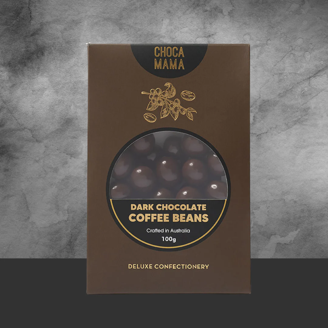 Chocamama Dark Coffee Beans Chocolate 100g - Image 2