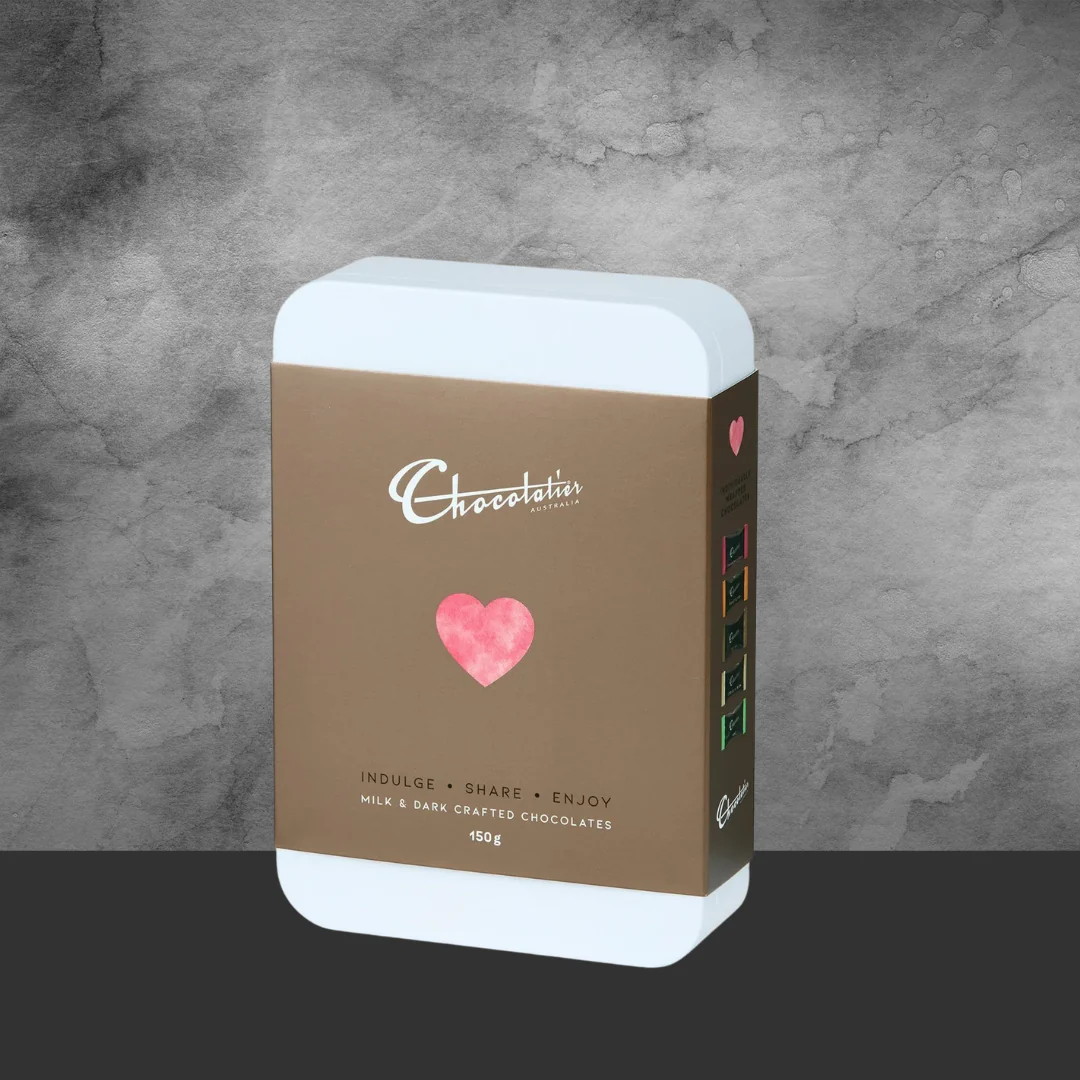 Chocolatier Delights Milk & Dark Crafted Chocolates Tin 150g - Image 2