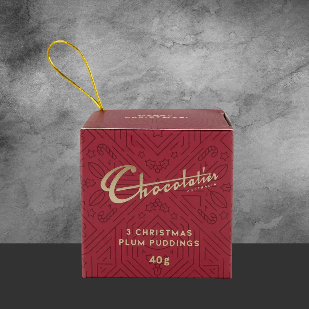 Chocolatier Red Christmas Gift Cube 40g - Image 2