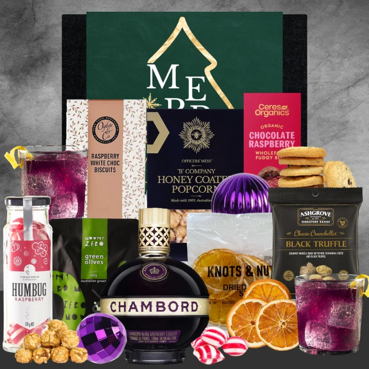 Christmas Cocktails with Chambord Raspberry