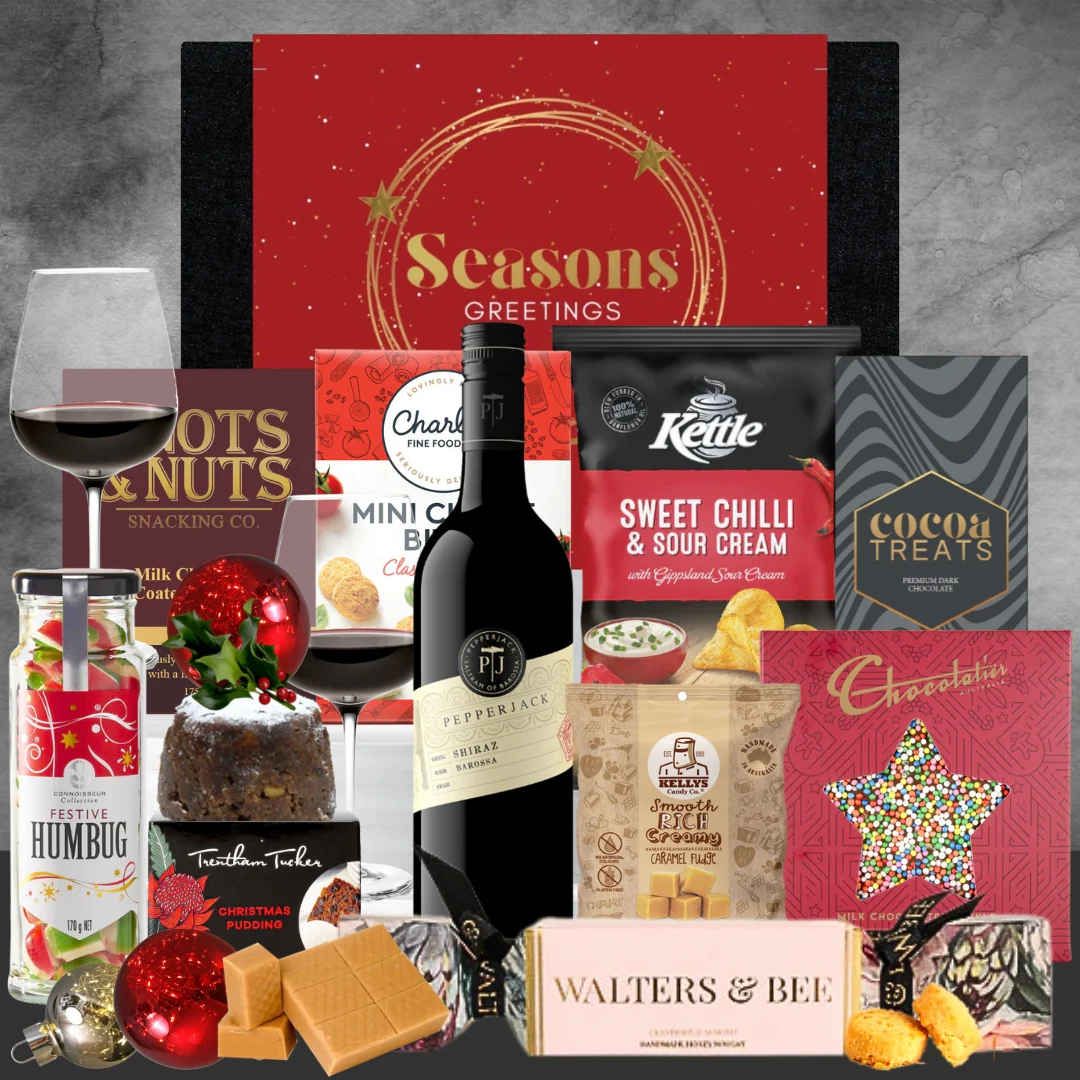 Christmas Red Wine & Pudding Hamper - Image 2