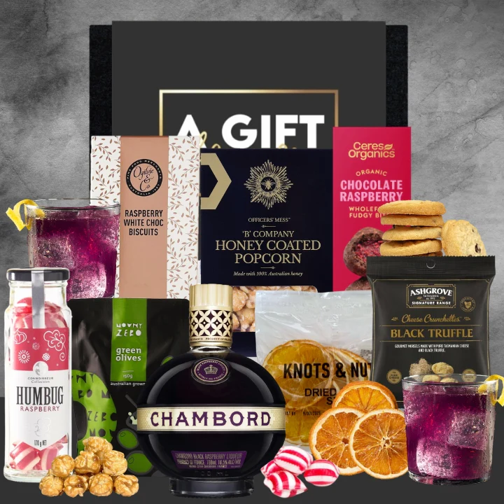 Cocktail Hamper with Chambord Raspberry - Image 2