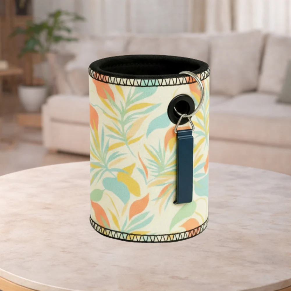 Cooler With Bottle Opener Neoprene Patterns 375ml