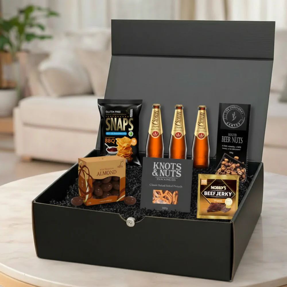 Crown Beer & Snack Hamper - Image 3