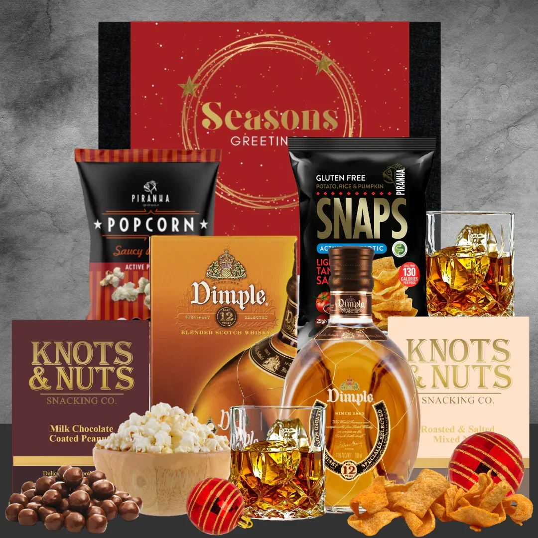 Dimple Whisky & Christmas Nibbles Hamper