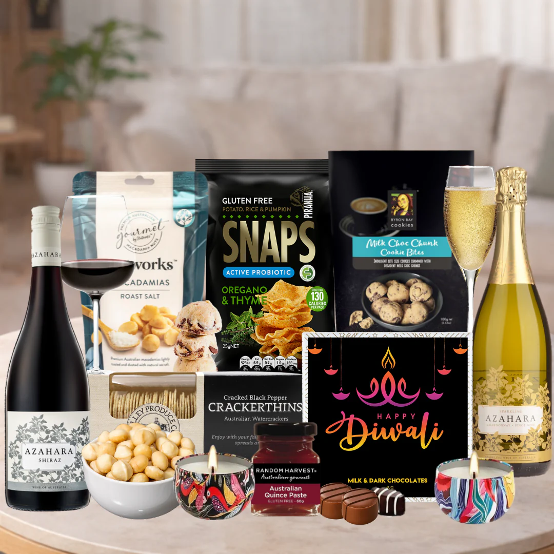 Diwali Red & White Wine Hamper