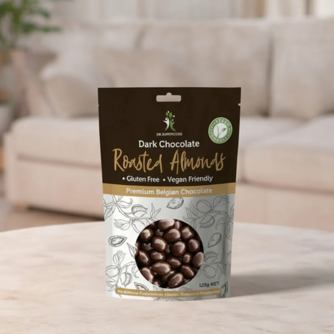 Dr Superfoods Organic Chocolate Coated Roasted Almonds 125g