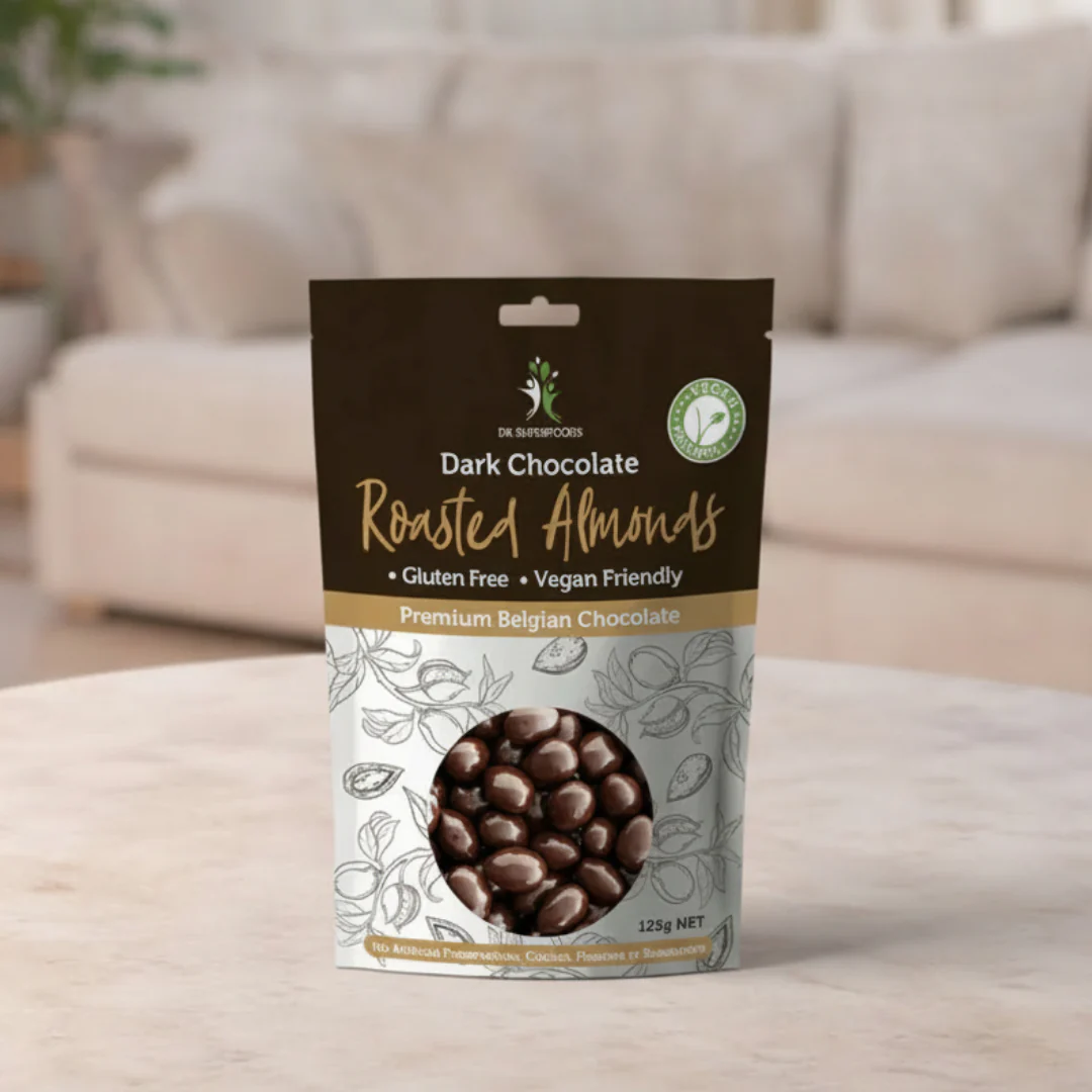Dr Superfoods Roasted Almonds in Dark Chocolate 125g