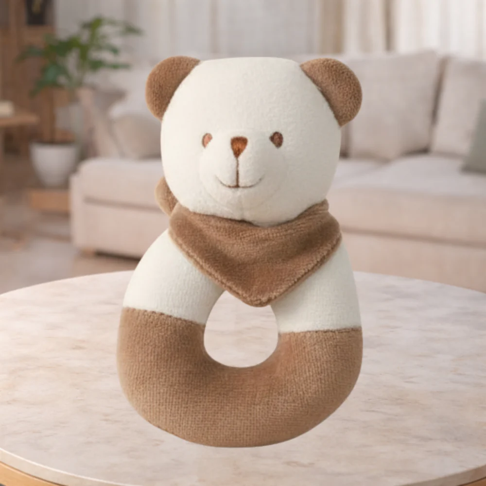 Emotion & Kids Brown Bear Rattle
