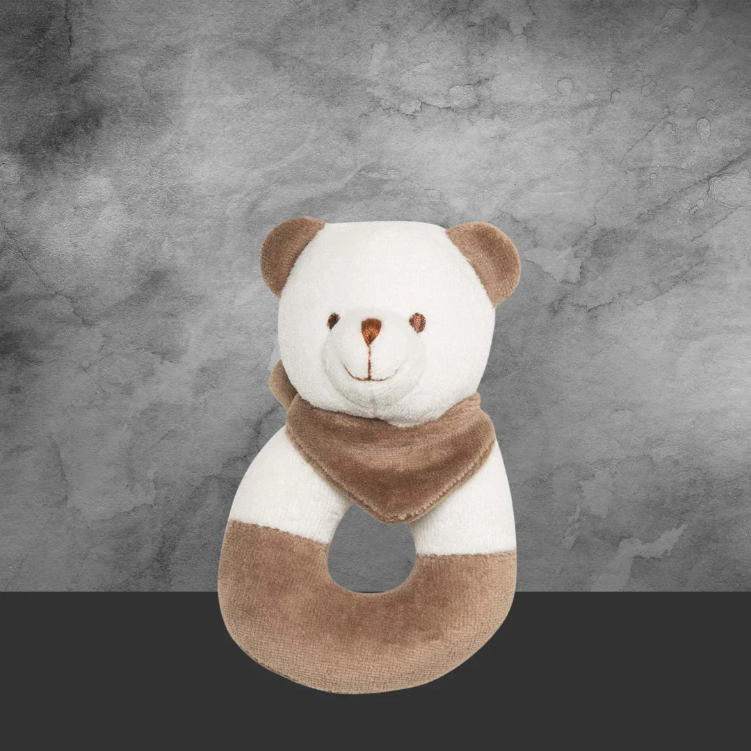 Emotion & Kids Brown Bear Rattle - Image 2