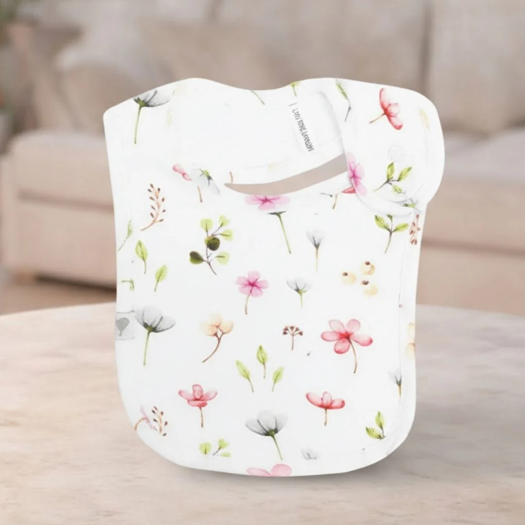 Emotion & Kids Fleur Organic Cotton Bib
