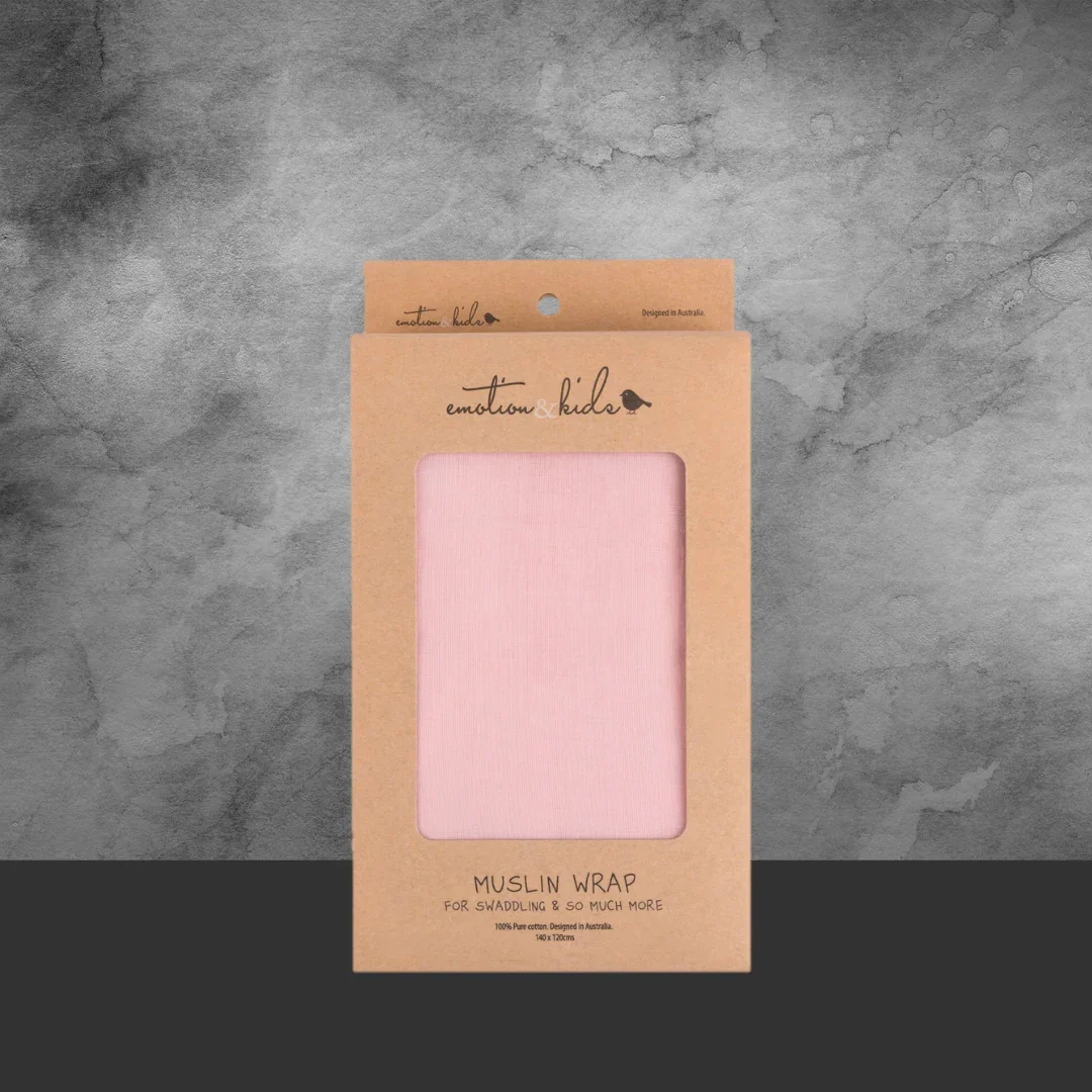 Emotion & Kids Pink Muslin Wrap - Image 2