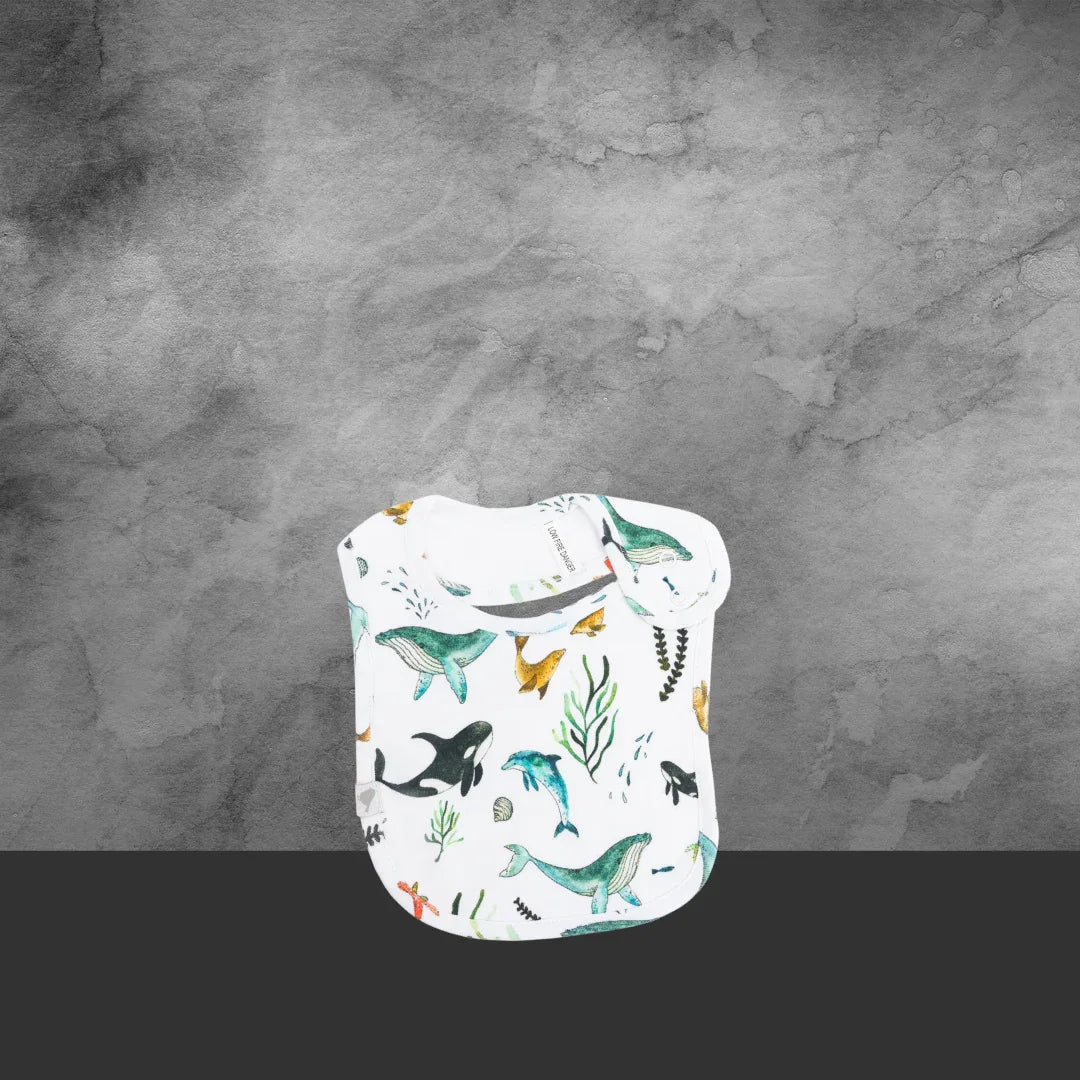 Emotion & Kids Under the Sea Organic Cotton Bib - Image 2
