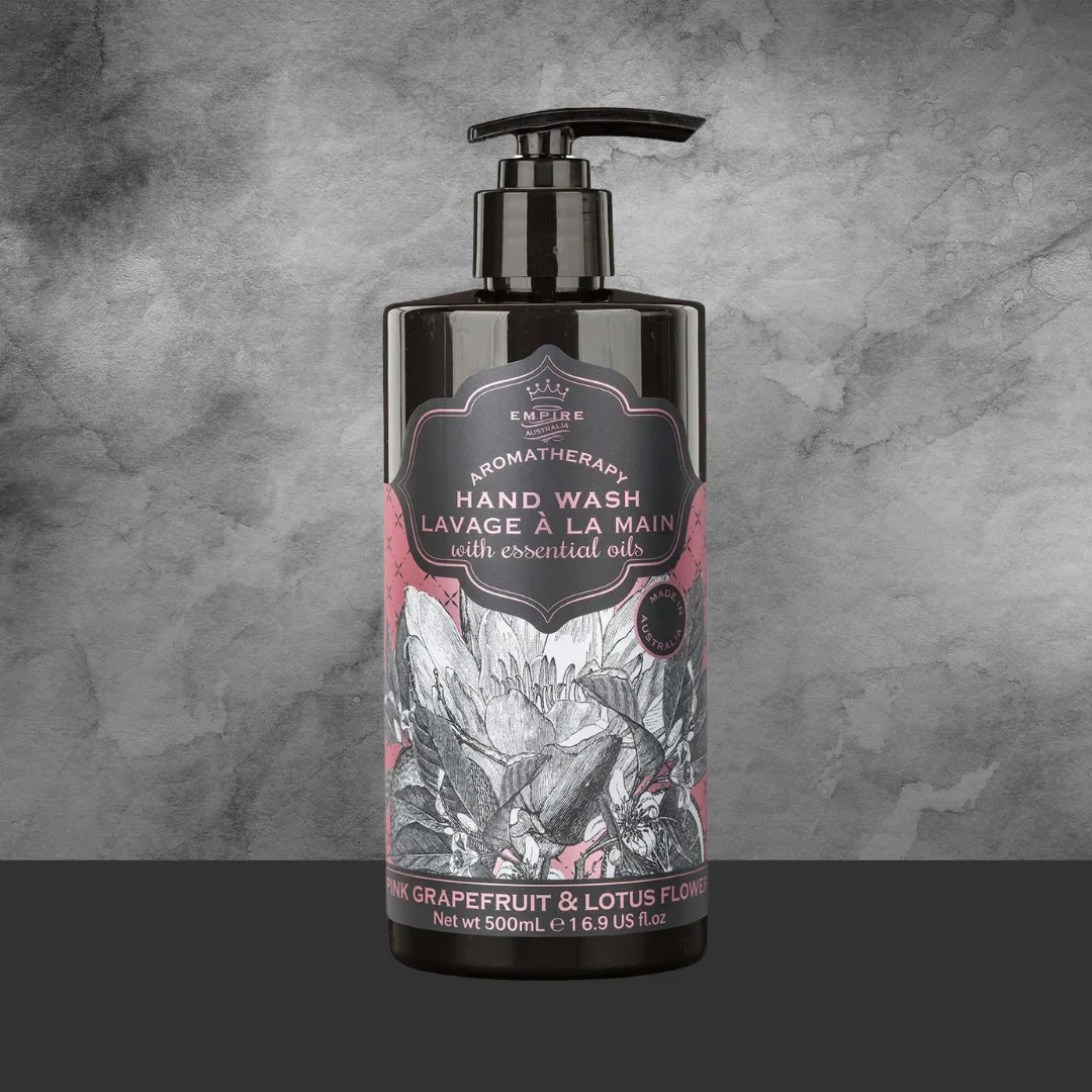Empire Australia Pink Aromatherapy Grapefruit & Lotus Flower Hand Wash 500ml - Image 2