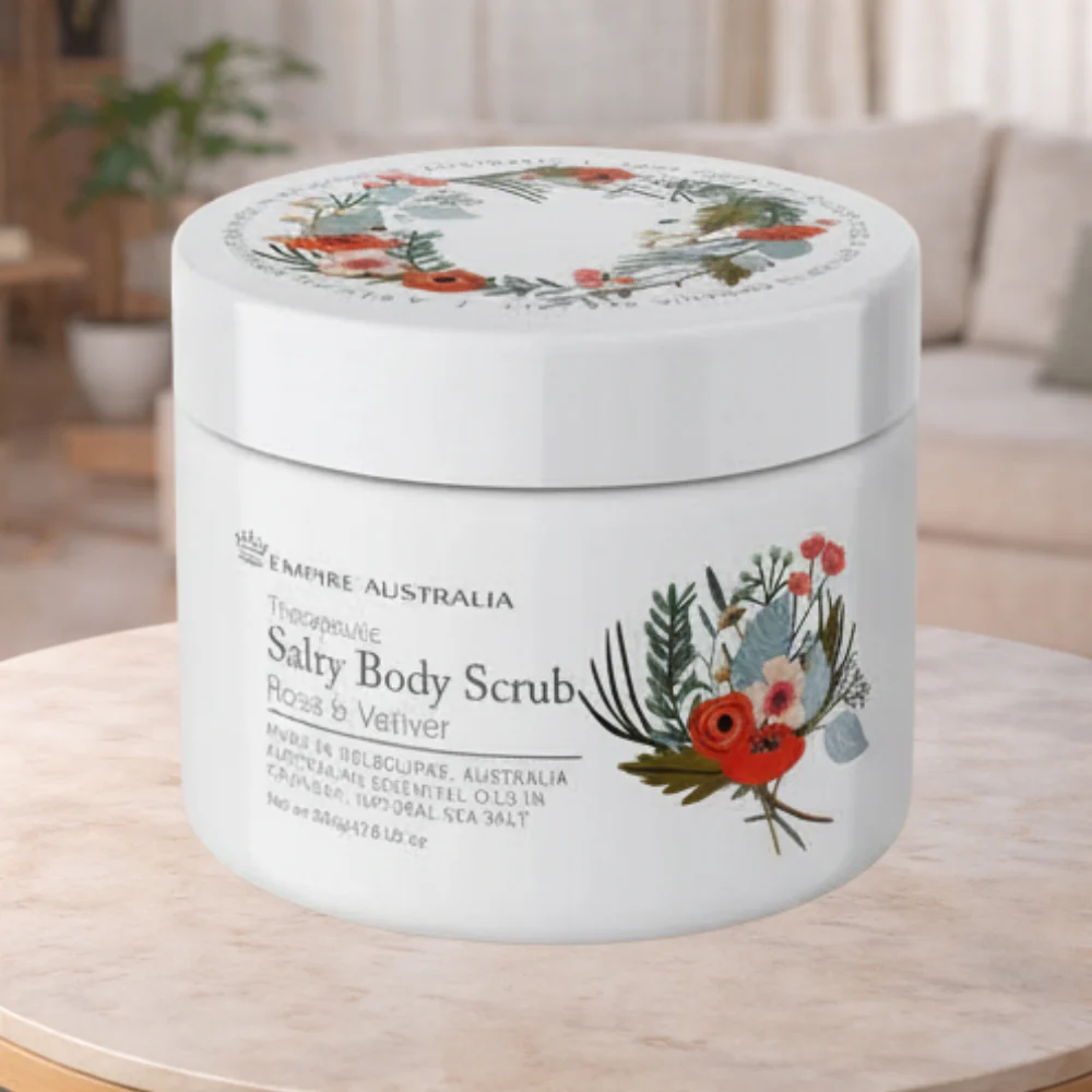 Empire Australia Therapeutic Rose & Vetiver Body Scrub
