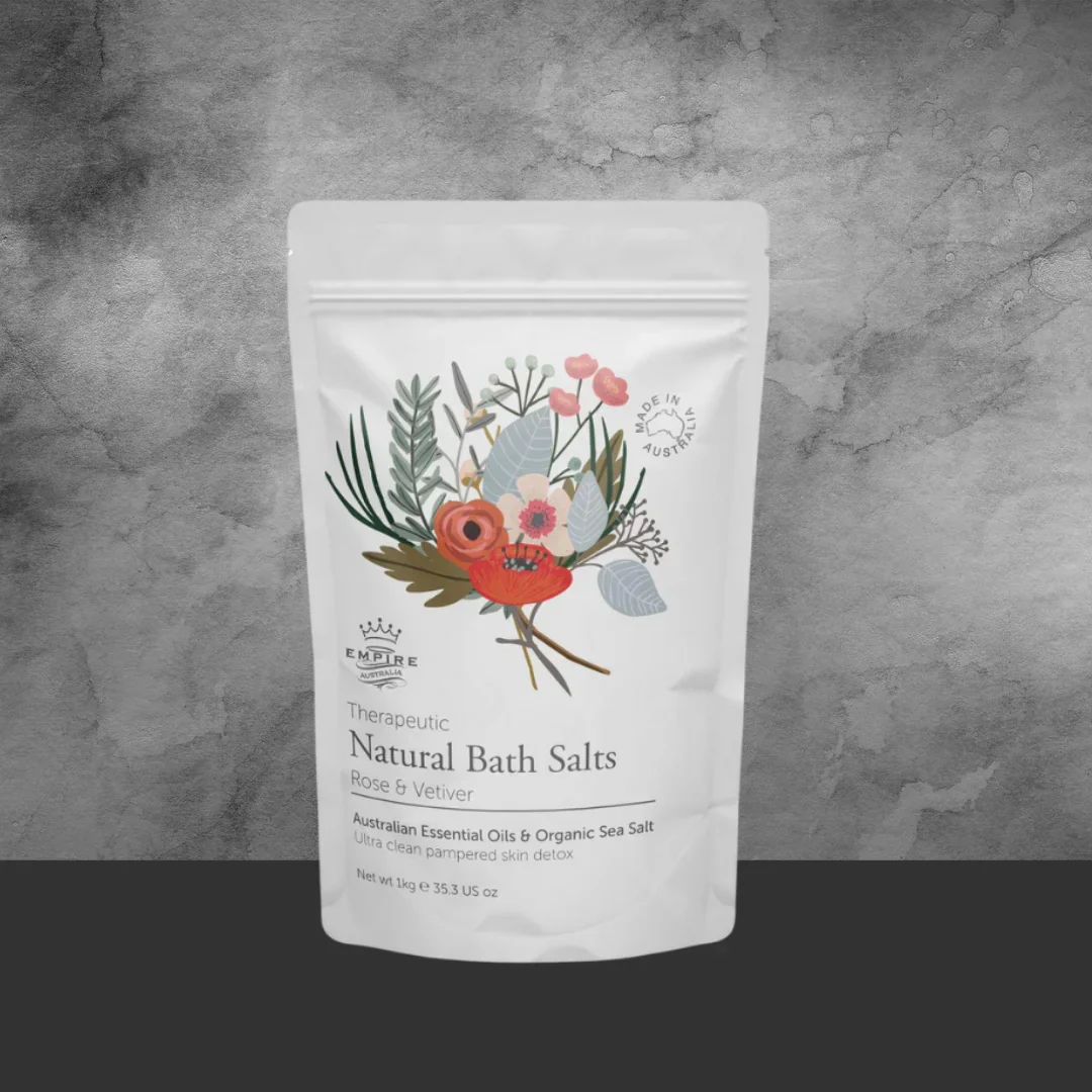 Empire Australia Theraputic Rose & Vetiver Bathe Salt - Image 2