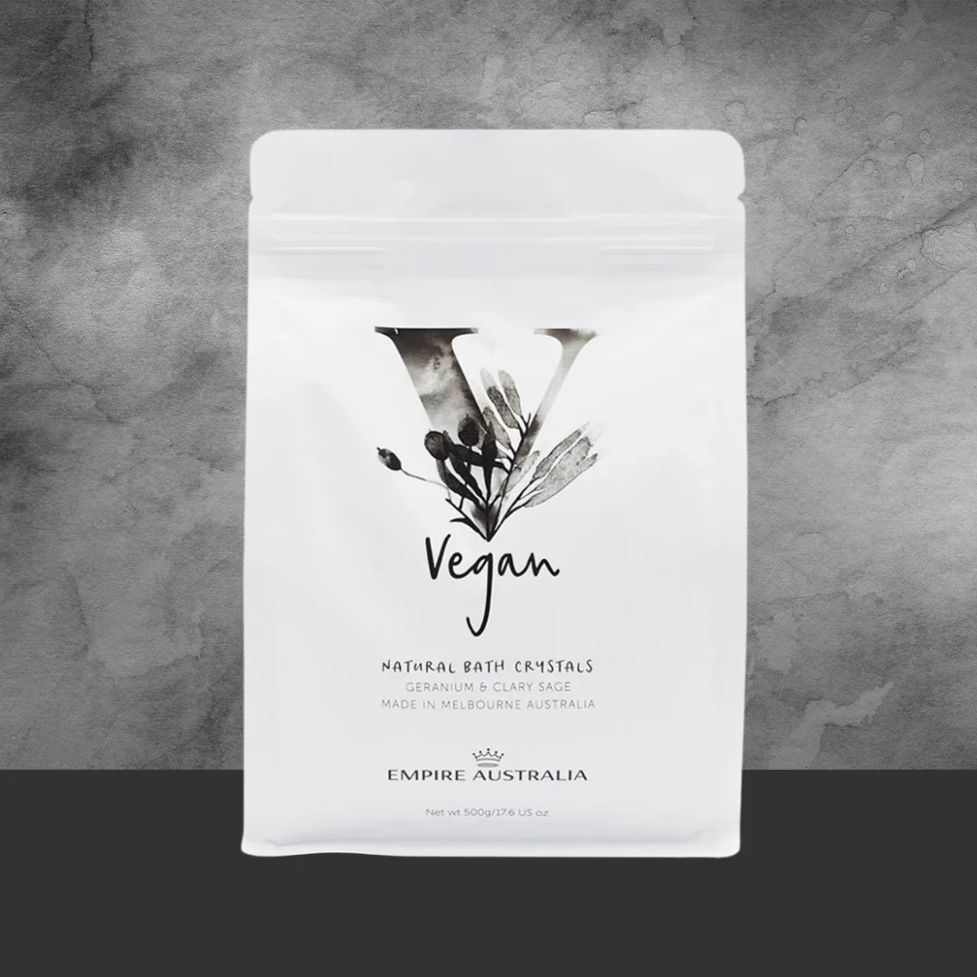 Empire Australia Vegan Geranium & Clary Bath Crystals 500g - Image 2
