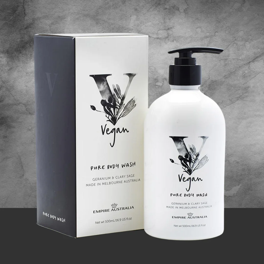 Empire Australia Vegan Geranium & Clary Sage Body Wash 500ml - Image 2