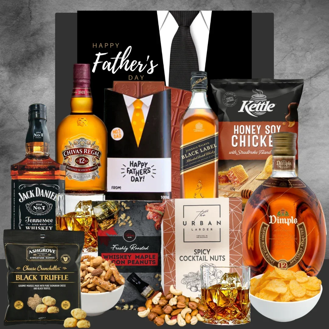 Father's Day Whisky & Snack Hamper - Image 2