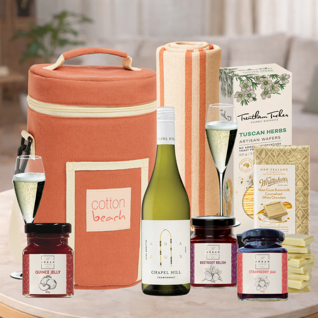 Festive Picnic by the Pink Beach Hamper