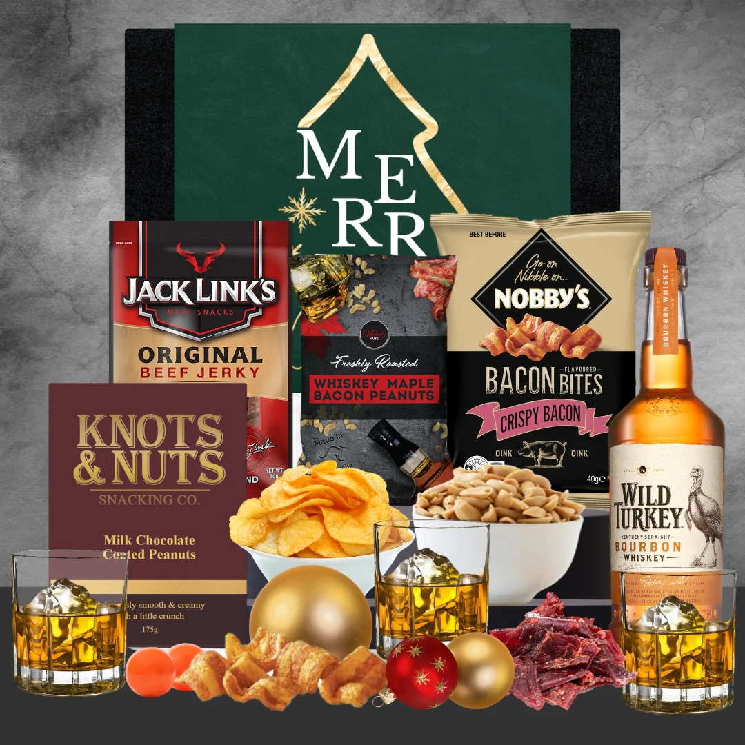 Festive Wild Turkey Bourbon Hamper