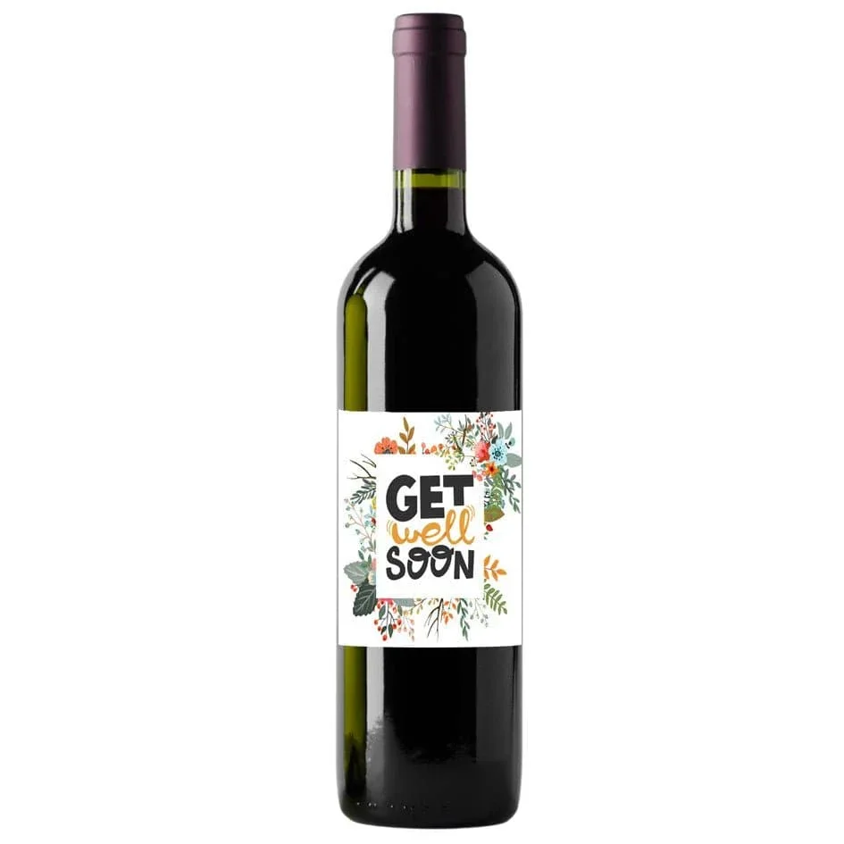 Floral Get Well Soon Shiraz 750ml