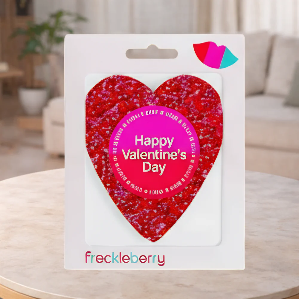 Freckleberry Valentine's Red Freckle Heart 40g