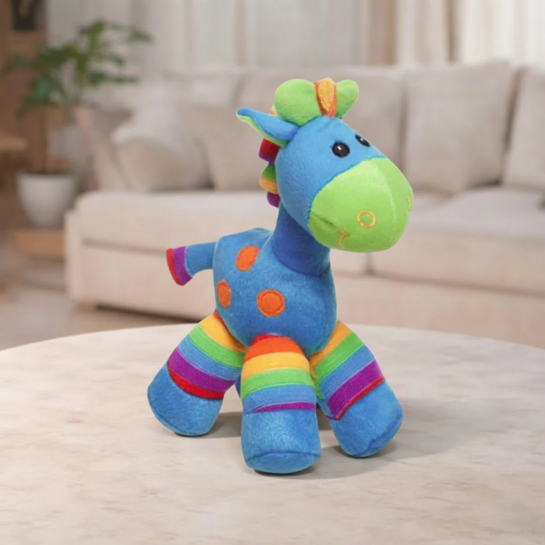Gerry Giraffe Aqua Blue Soft Toy