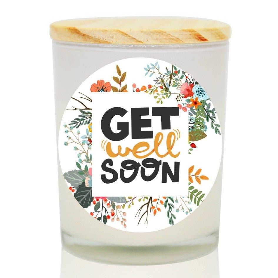 Floral Get Well Soon Soy Candle