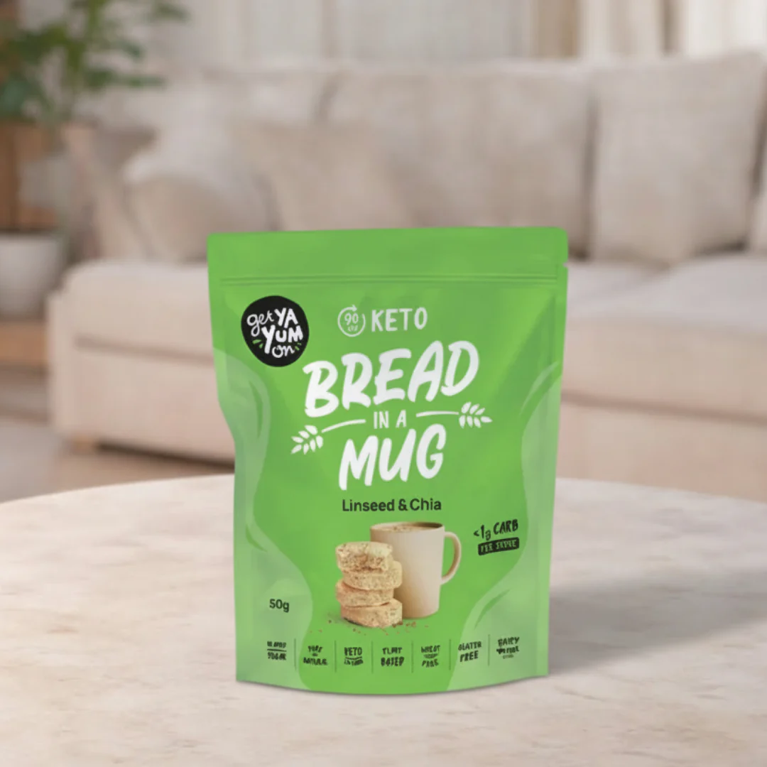 Get Ya Yum On Linseed Chia Bread-in-a-Mug 50g