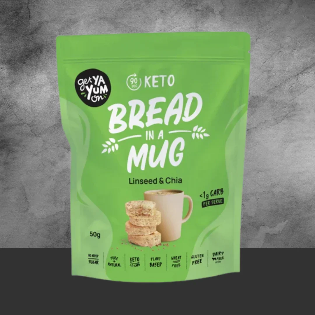 Get Ya Yum On Linseed Chia Bread-in-a-Mug 50g - Image 2