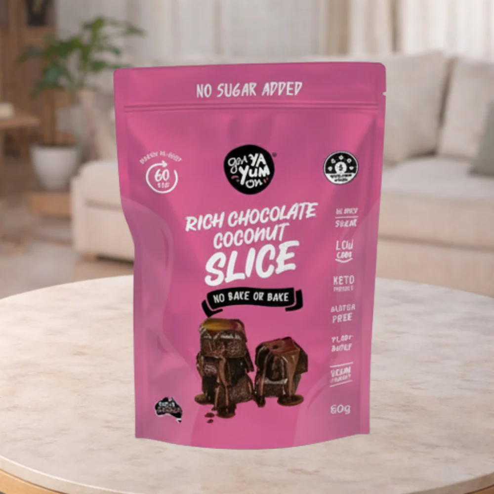 Get Ya Yum On Rich Chocolate Coconut Slice 60g
