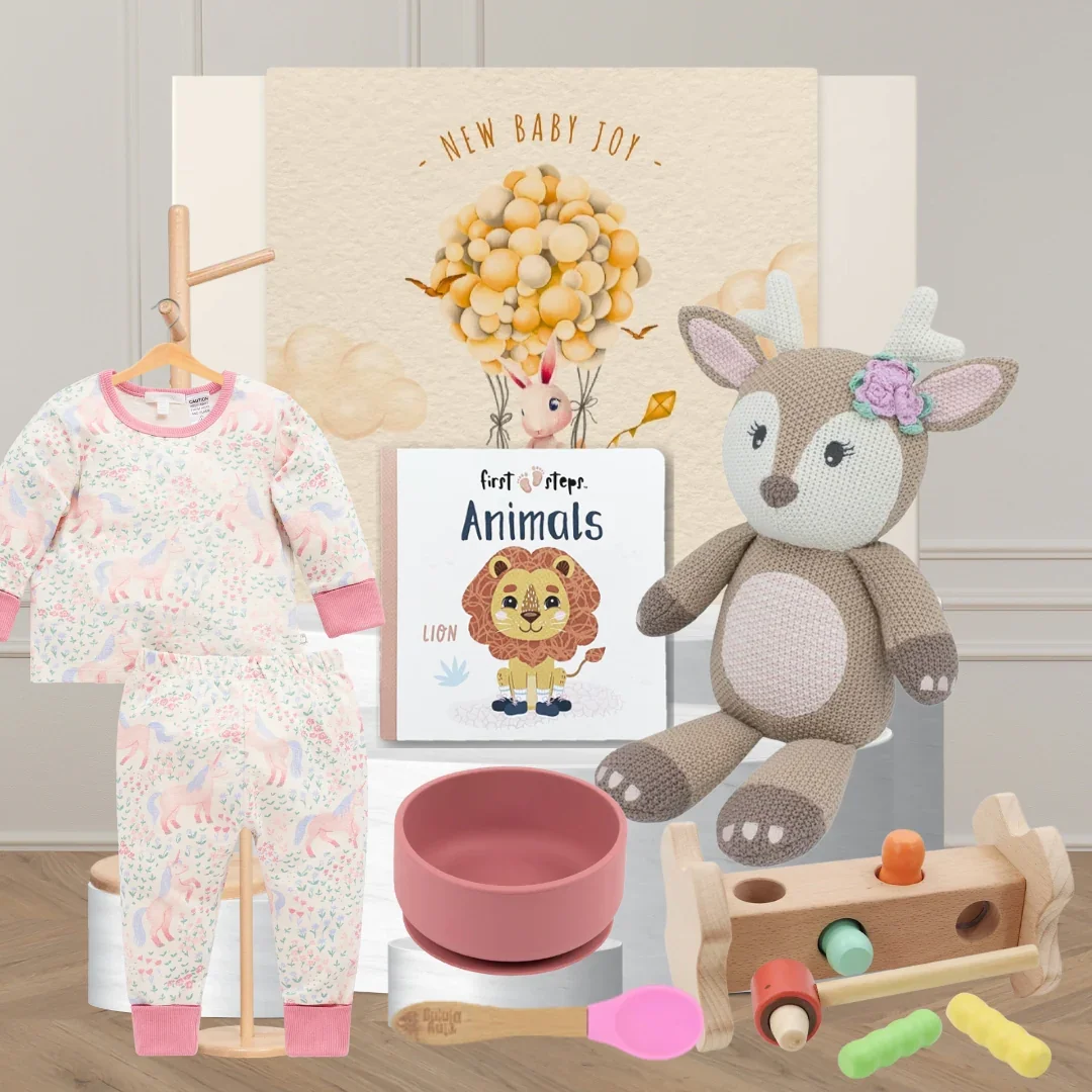 Girl Birthday Baby Gift Hamper - Image 2