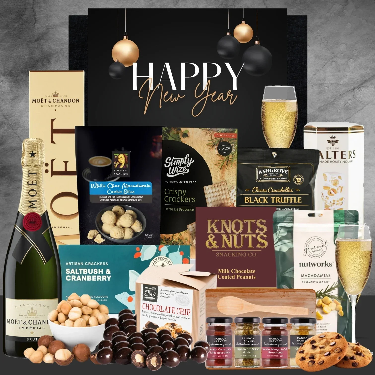 Gourmet Moet New Year Gift Hamper - Image 2