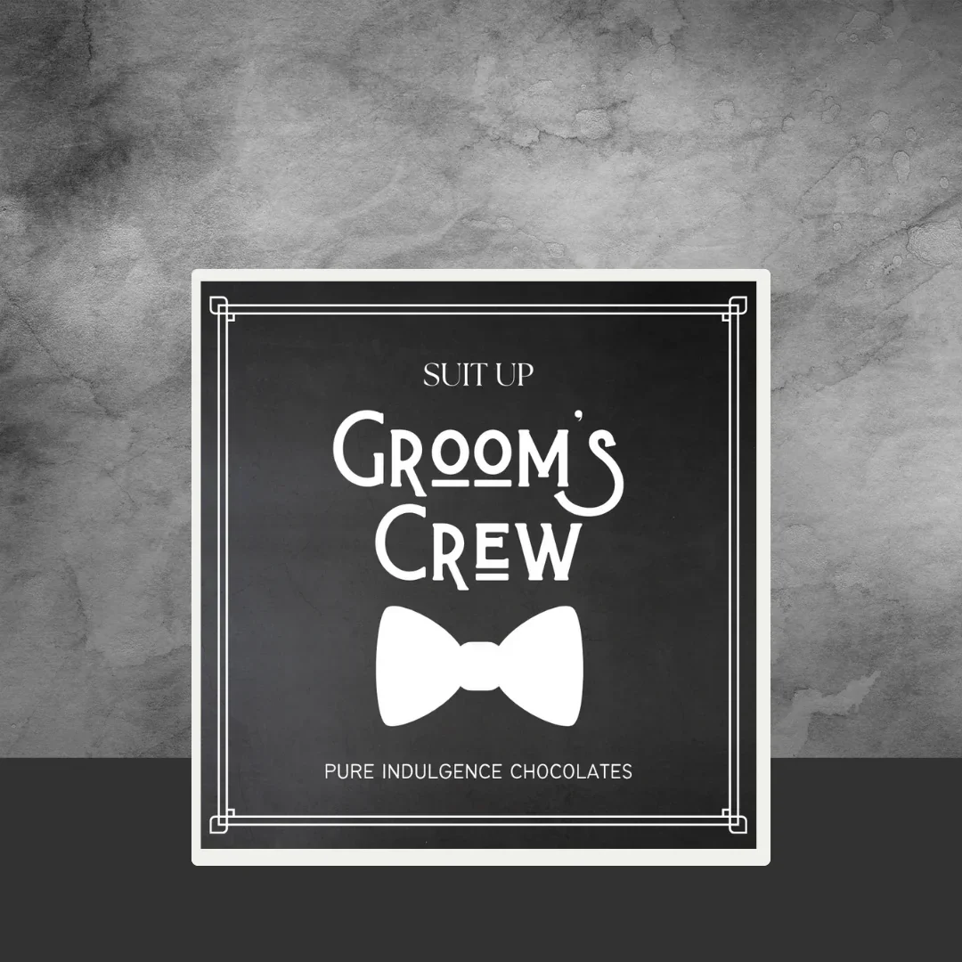 Grooms Crew Chocolatier Chocolate Box - Image 2