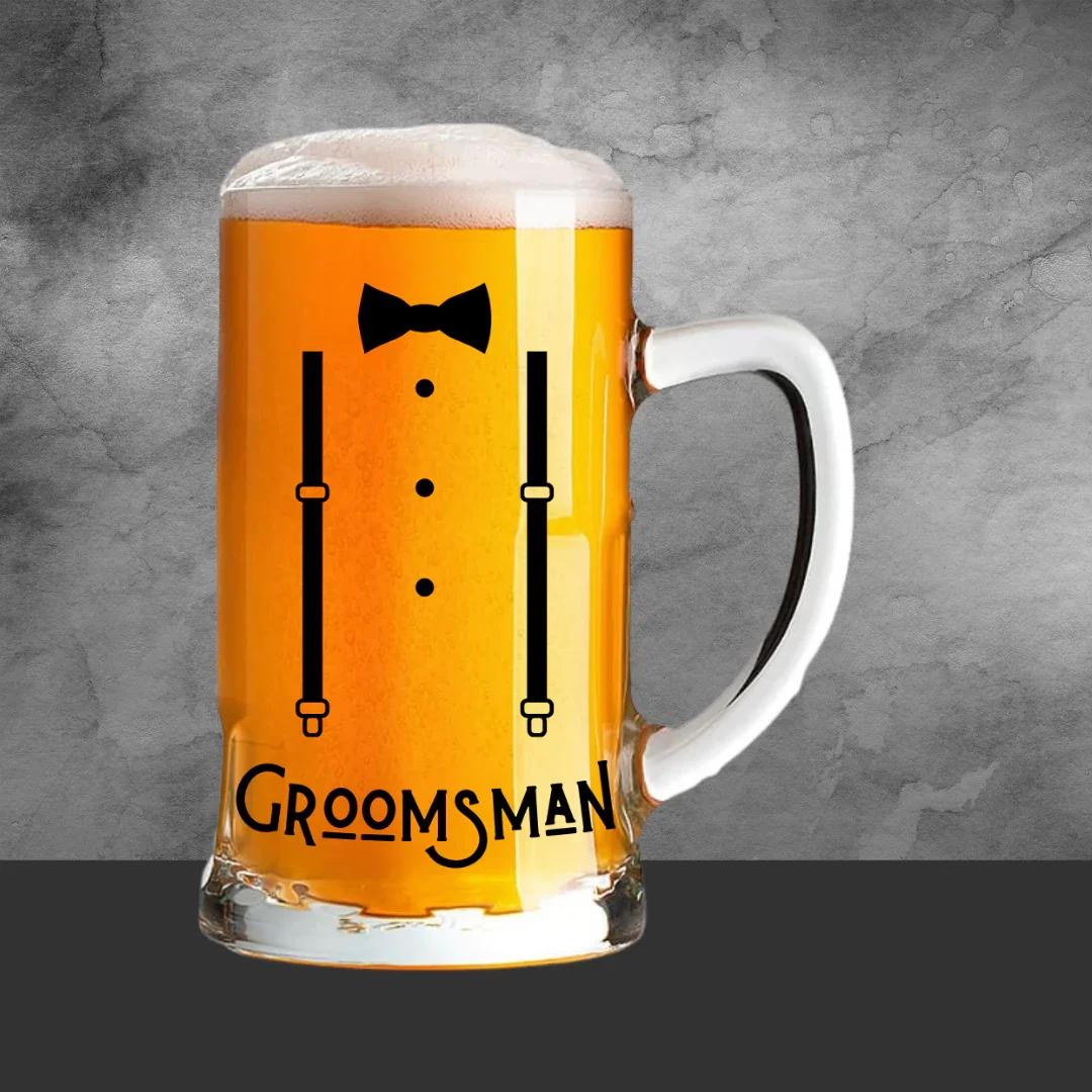 Groomsman Beer Stein - Image 2