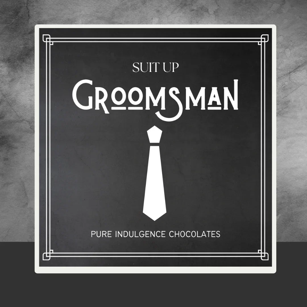 Groomsman Chocolatier Chocolate Box 40g - Image 2