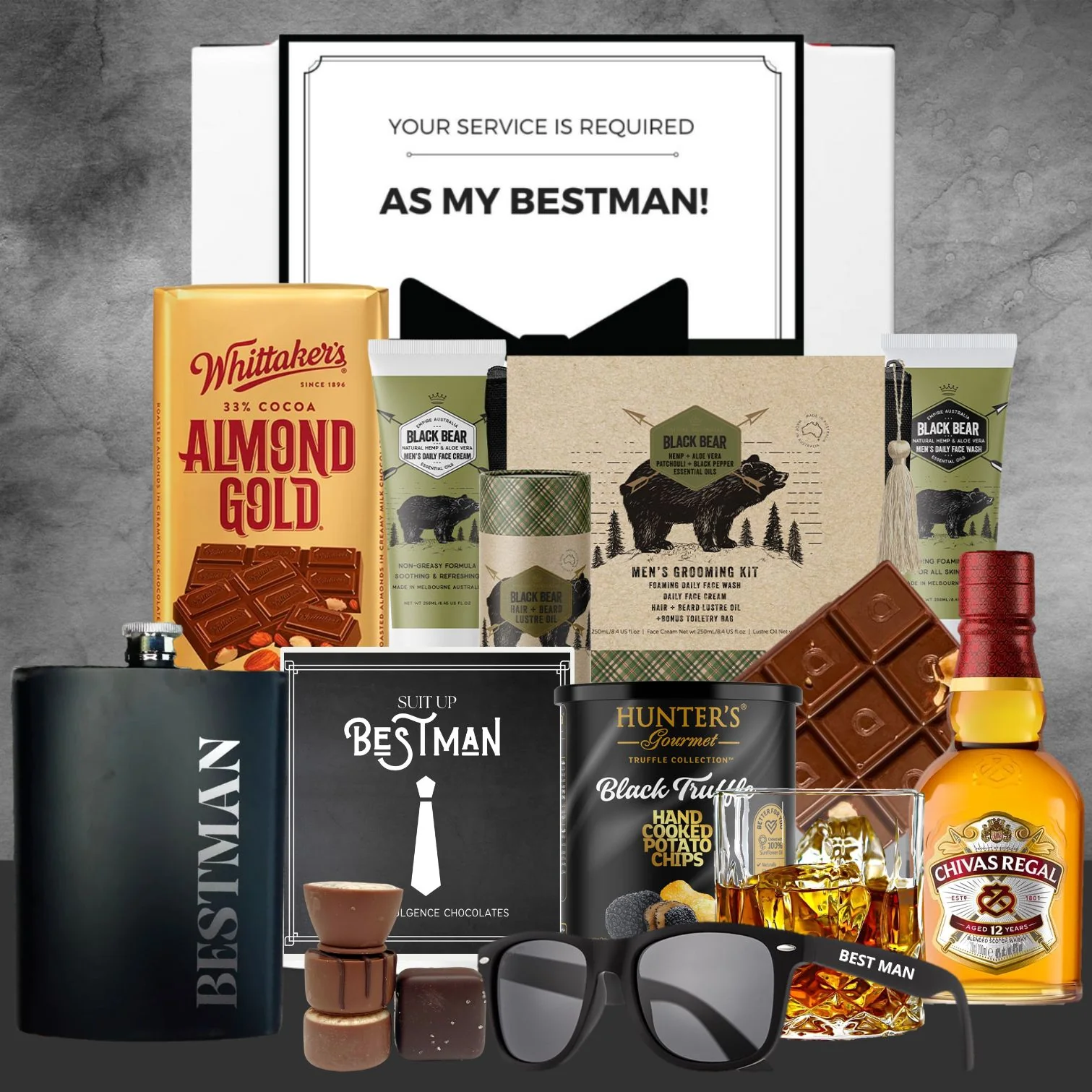 Handsome Best Man & Whisky Hamper - Image 2