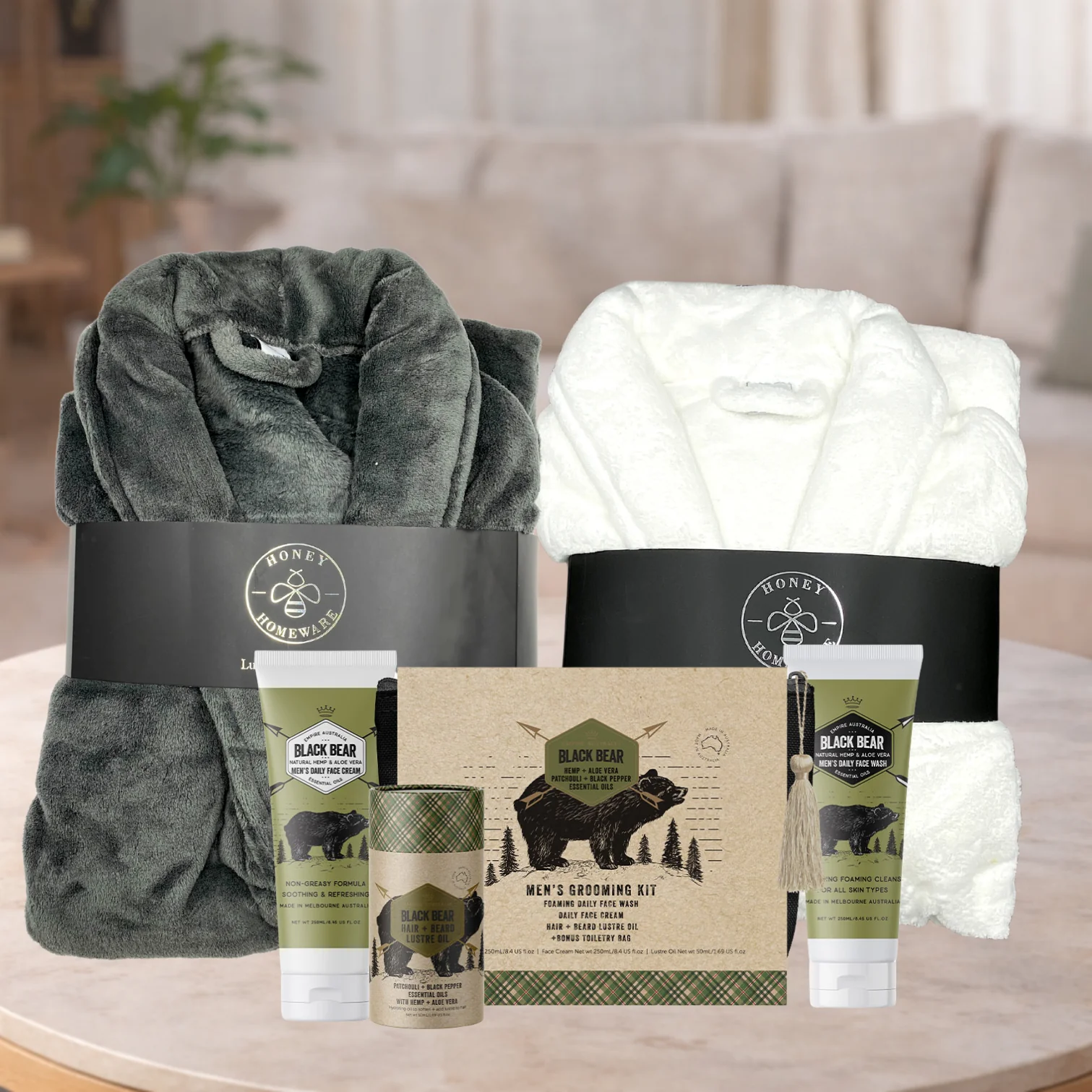 Happy 100th Plush Bathrobe & Snacks Hamper - Image 6