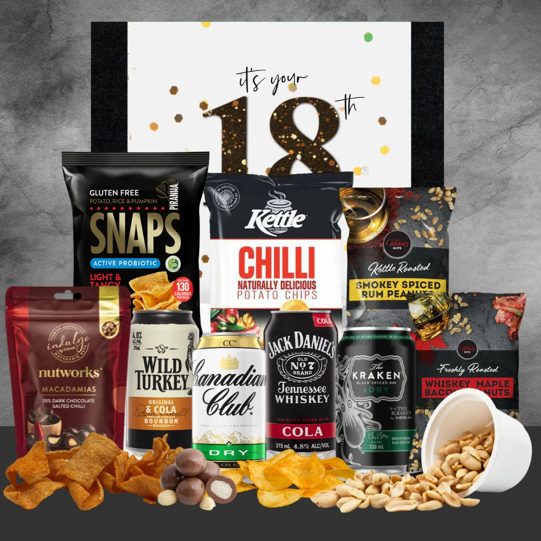Happy 18th Whisky & Rum Mixers Pack - Image 3