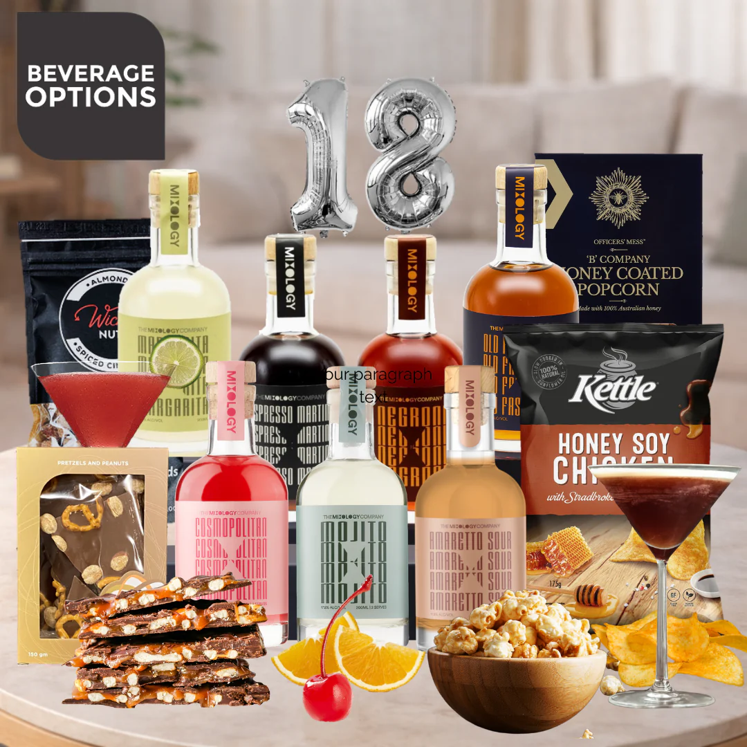 Happy 18th Cocktail Choice Hamper