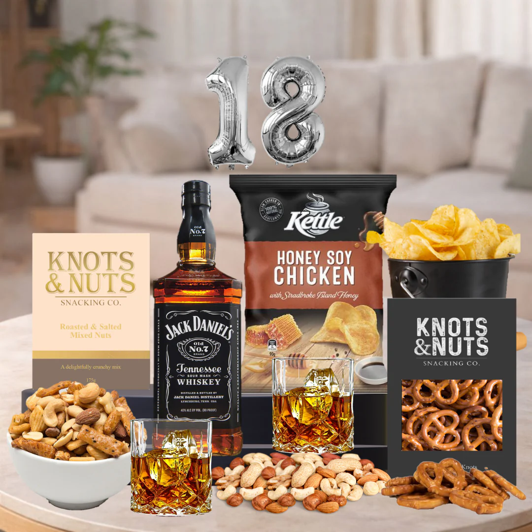 Happy 18th Jack Daniel's Savoury Nibbles