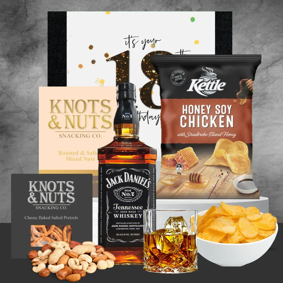 Happy 18th Jack Daniel's Savoury Nibbles - Image 3