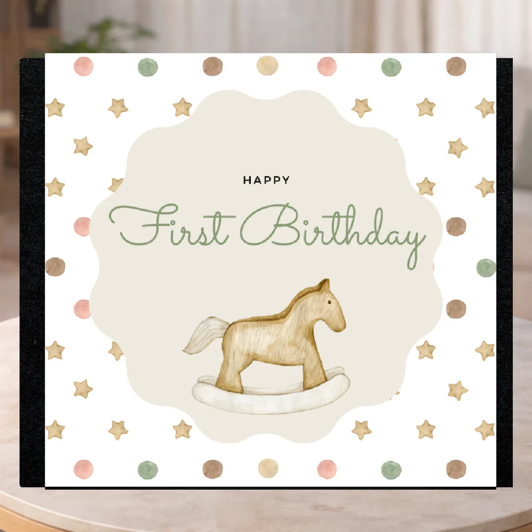 Happy 1st Birthday sleeve