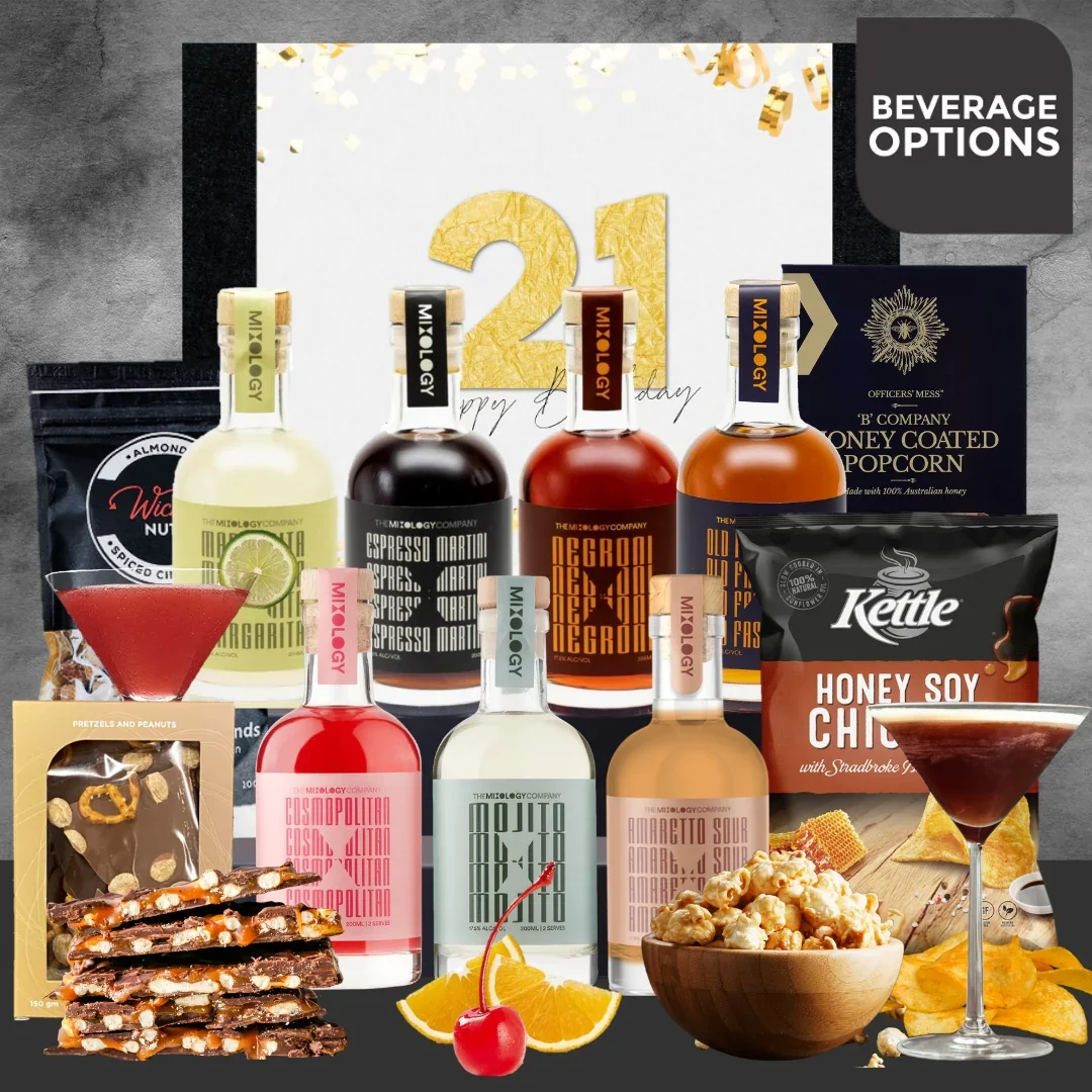 Happy 21st Cocktail Choice Hamper - Image 2