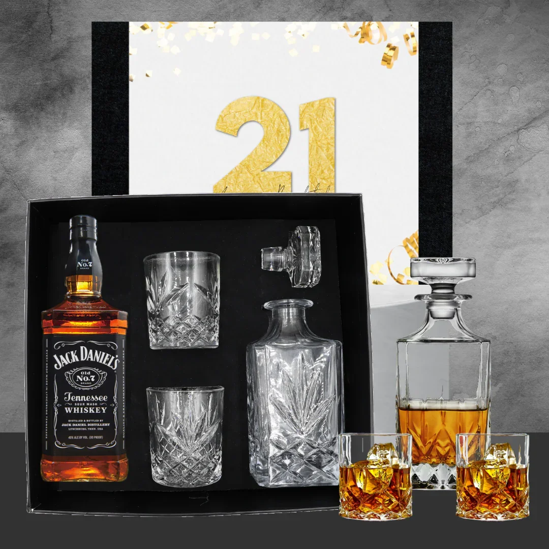 Happy 21st Jack Daniel's Whisky Hamper - Image 2